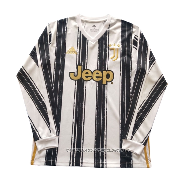 Camiseta Primera Juventus 20-21 Manga Larga